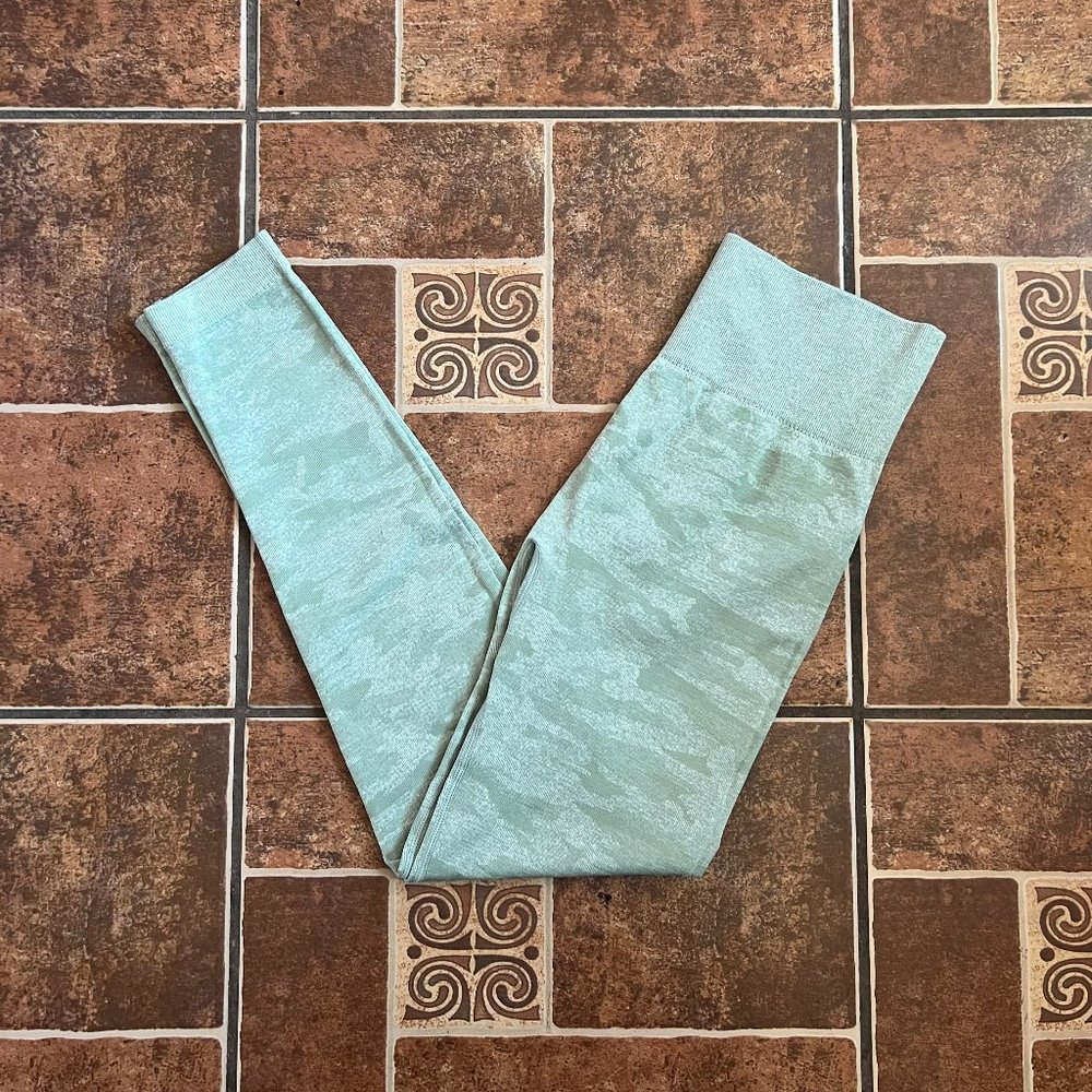 Green Camo Leggings